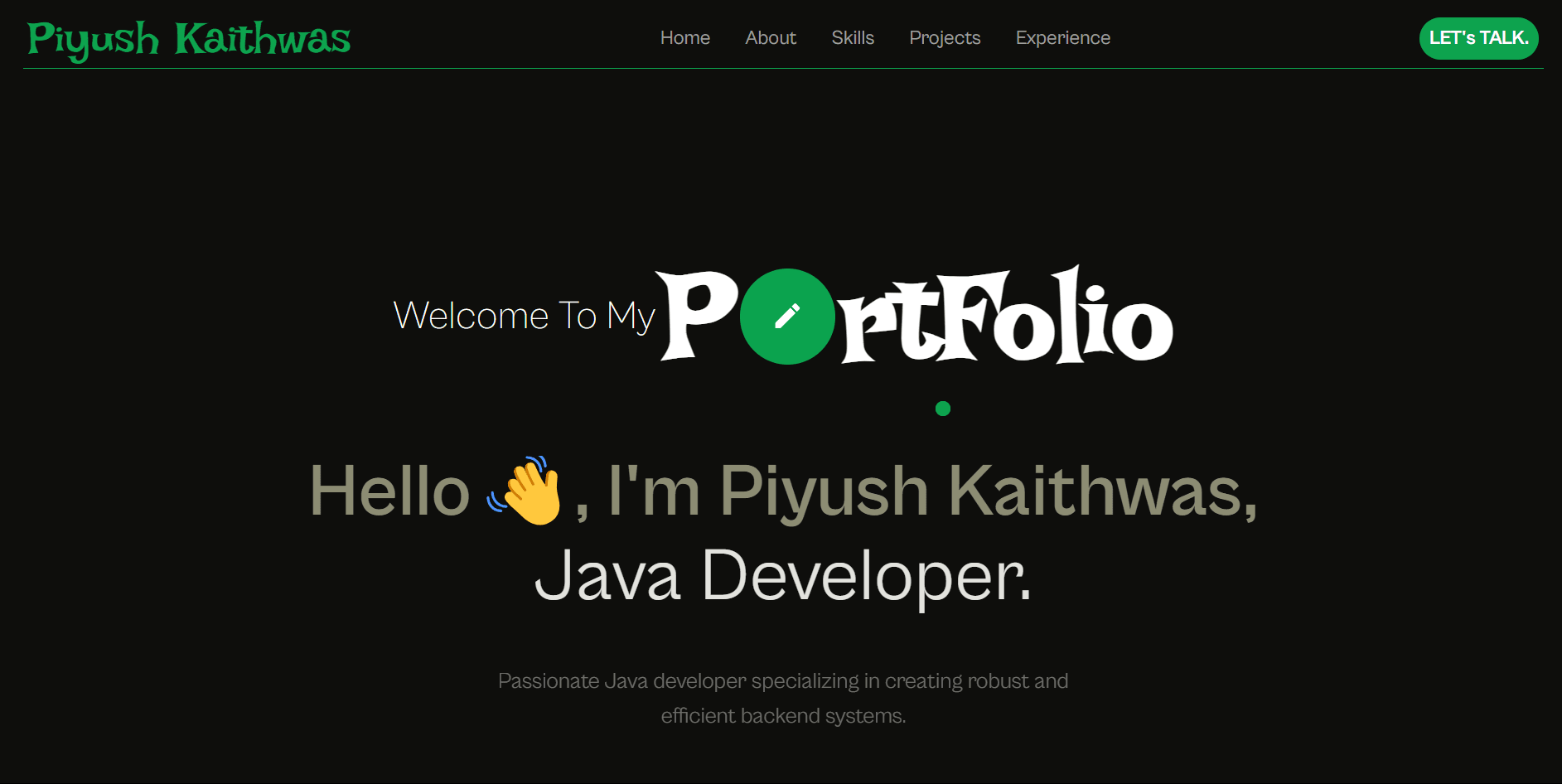 Piyush Portfolio