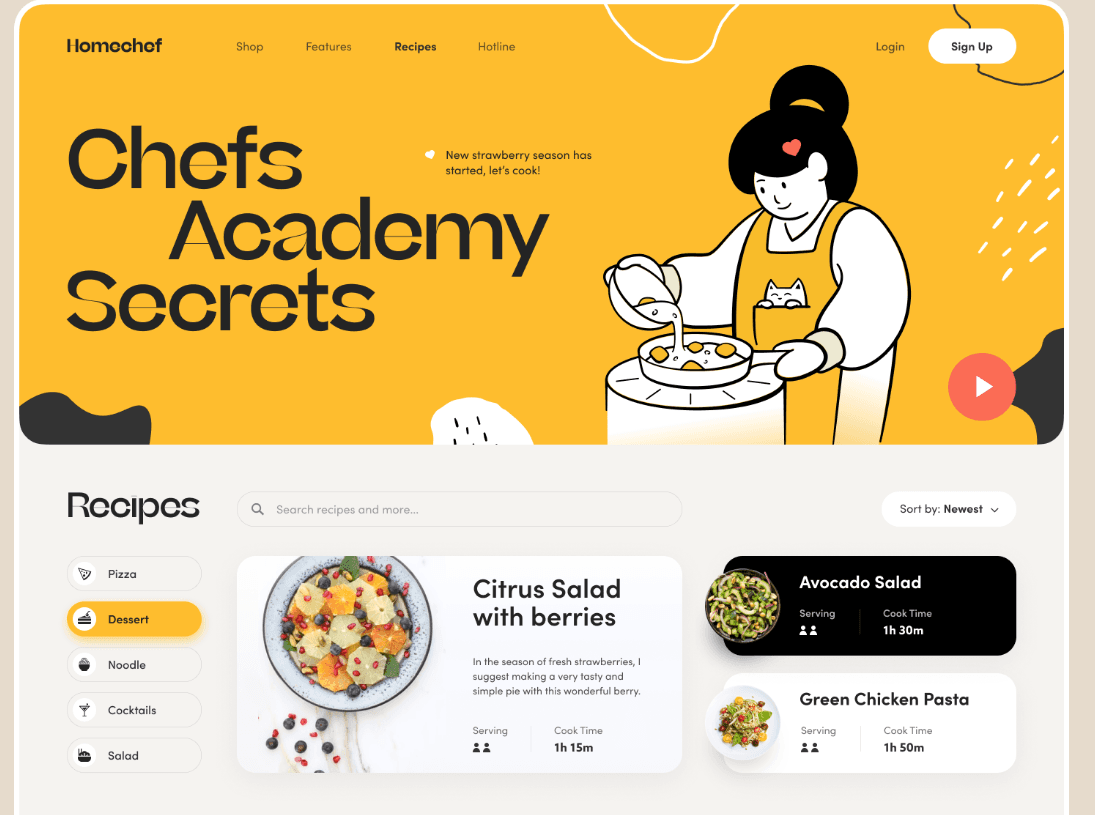 TasteTrek Website 